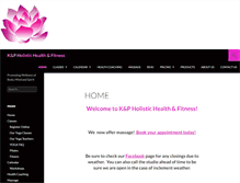 Tablet Screenshot of kandpholistic.com